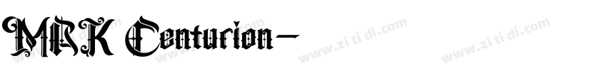 MAK Centurion字体转换